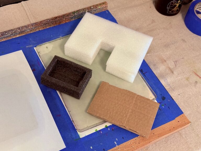 Fun with foam and cardboard