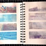 Gel Print Journal: Pages 4-5