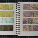 Gel Print Journal: Pages 6-7